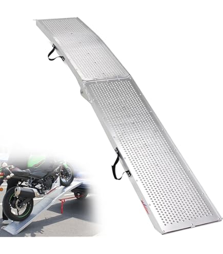 NO3 バイク用ラダー　240cm 昭和ブリッジ販売「アルミブリッジ・BAW-240-25-0.5」折りたたみ式